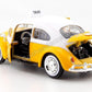 Motormax 1966 Volkswagen Beetle Taxi Yellow With White Top 1/24 Diecast Model Car