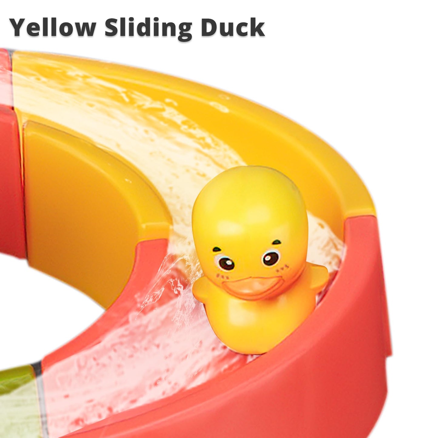 Socbtnso Duck Slide Toys, Bath Toys For Kids Ages 4-8, Diy Building Kit For Ages 5-7, Bathtub Time Birthday Gift For Toddler 3 +