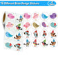 Hohamn 600 Pcs Bird Stickers for Kids Teachers 1.5 Inch 16 Styles Cute Bird Stickers for Kids Bird Theme Party Favors School Rew
