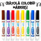 Crayola Washable Markers - Blue (12ct), Kids Broad Line Markers, Bulk Markers for Classrooms & Teachers