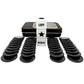 Ahoper Left Right Center Dice Game Prime Set With 3 Dices + 40 Chips.Left On The Product Means Pass 1 Chip To The Left, Right On The Product Means Pass 1 Chip To The Right. (Black)
