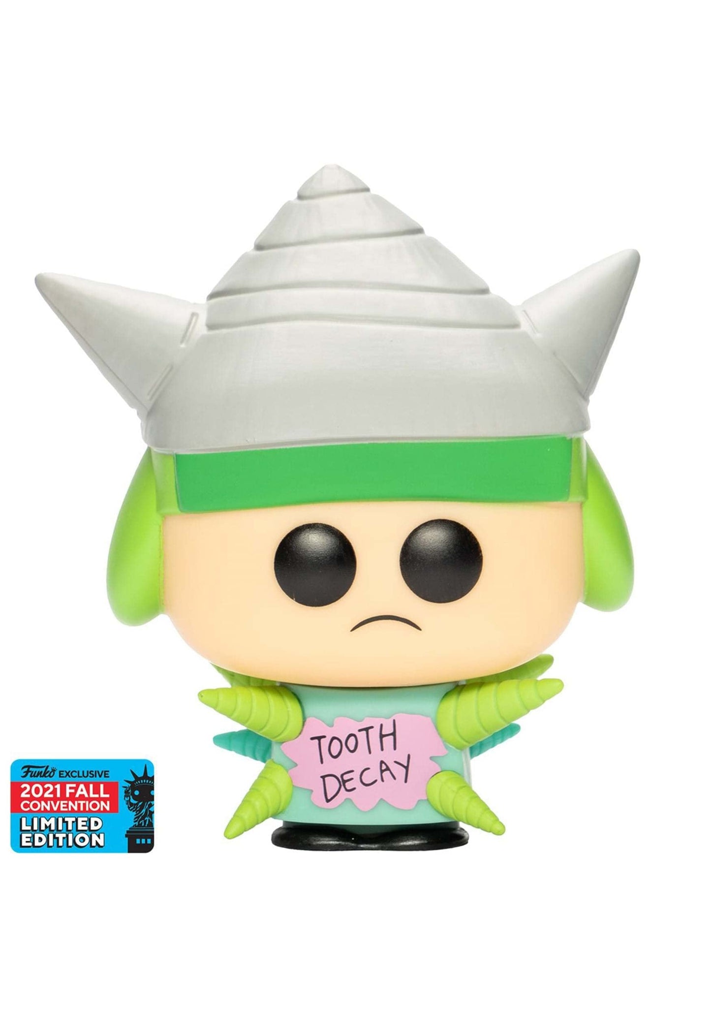 Funko POP! Vinyl Figure - South Park Kyle as Tooth Decay, Green, Model 58623, 2021 Fall Convention Edition
