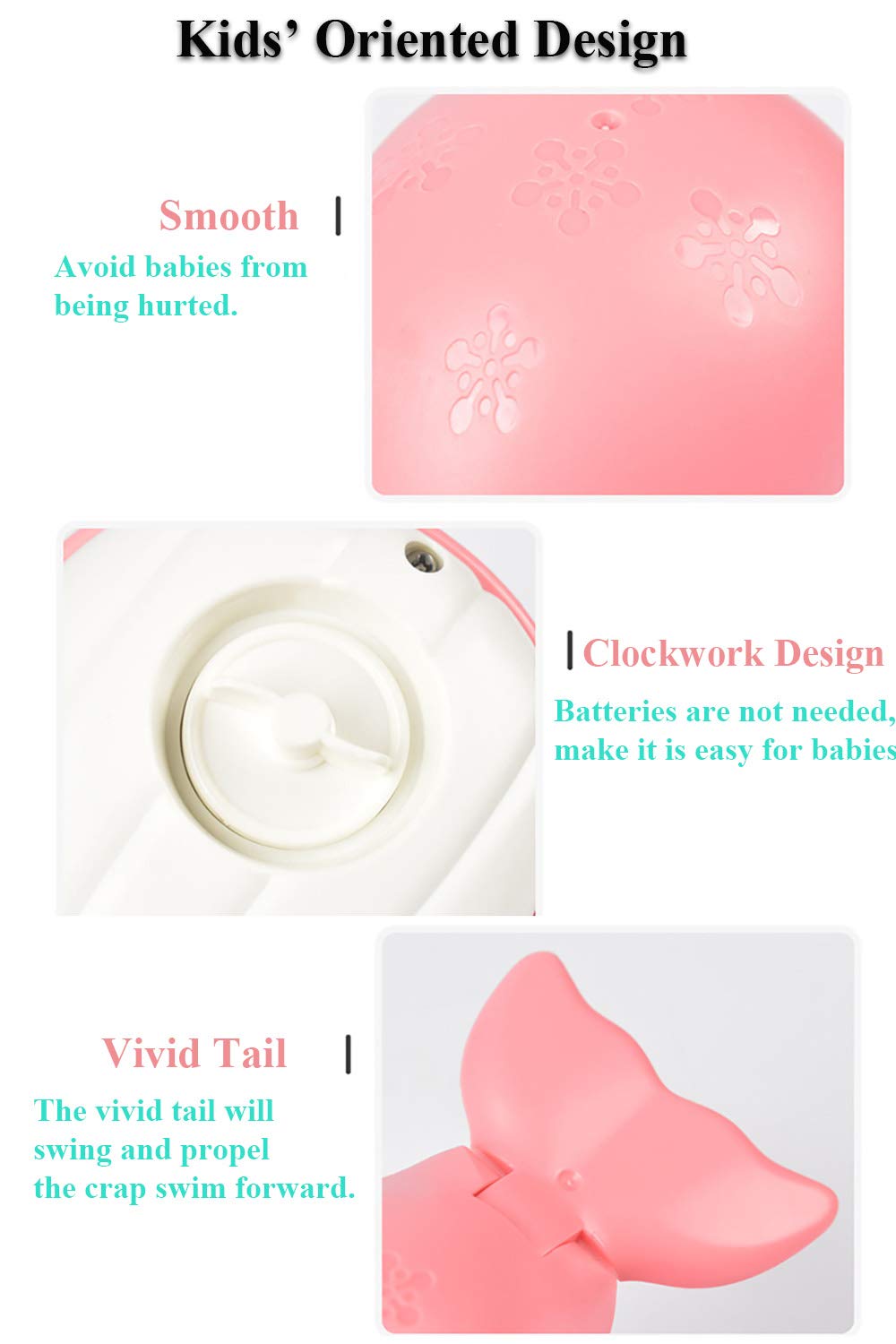 Nextake Wind-Up Narwhal Bath Toy, Windup Swimming Narwhal Tub Toy For Kids Whale Floating Water Toy Bahtub Whale Toy Whale Clock