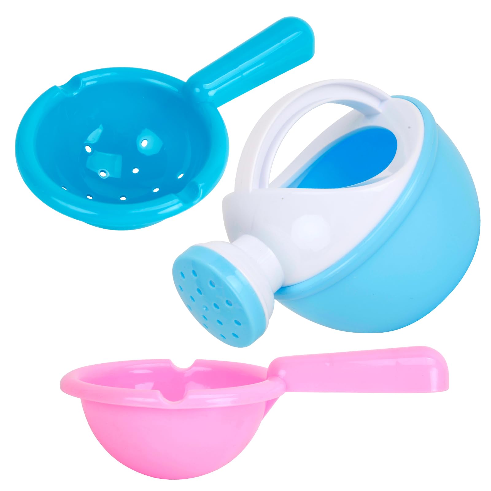 Bath Toys for Kids Ages 3+, Kids Bathtub Toys Water Toys Swimming Pool Toys, Kids Small Watering Can Bath Toys with 2 Bathing Sp