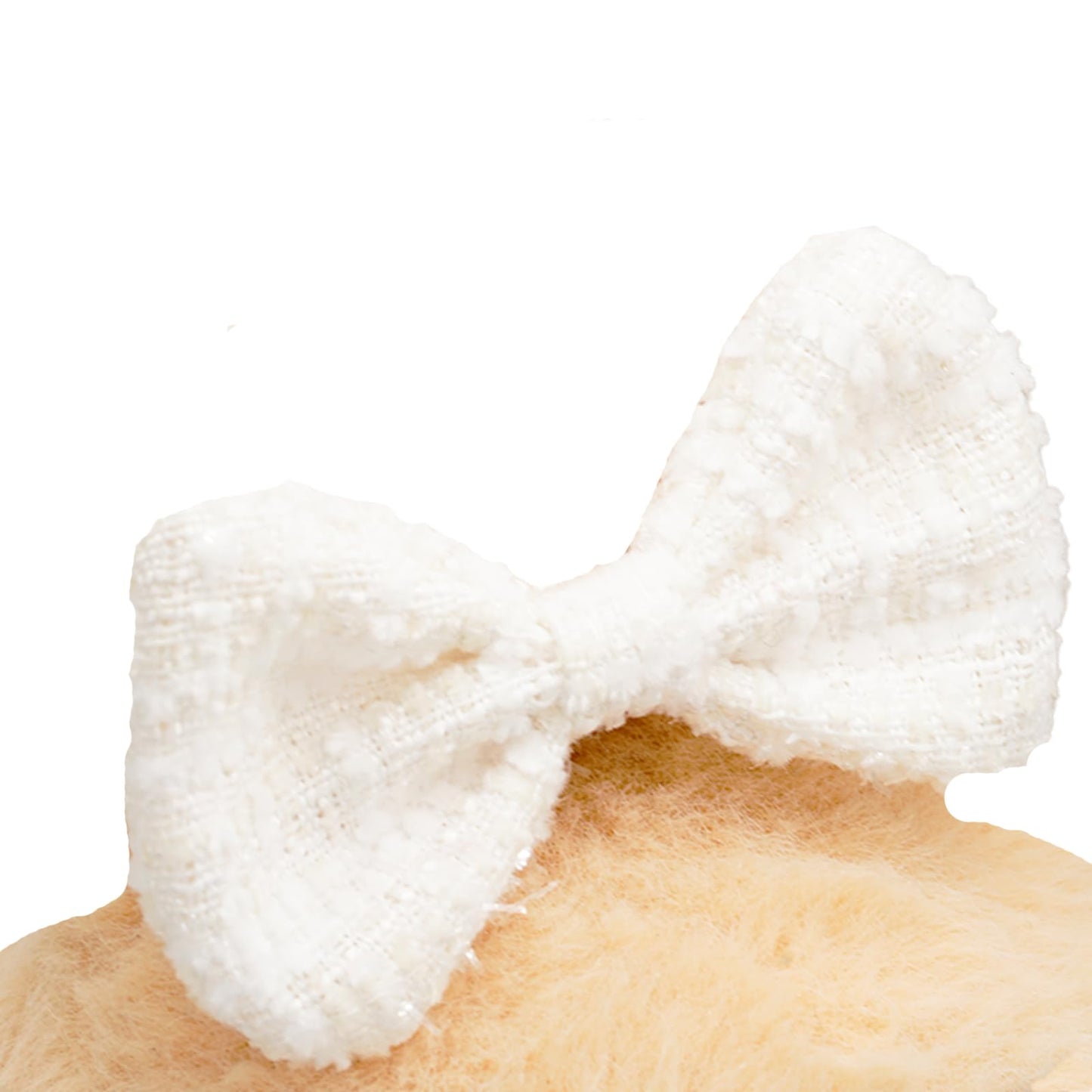 Doll Clothes for 17cm Dolls  enhanced Handmade Fashion Clothes 3 Piece Set Including a Lace Hat  Clothes and Bow with High-End Dolls Accessories for Play & Display - Pure White (No Doll No Logo)