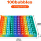Multiplication Flash Cards 9X9 Multiplication Table Game Toy, Push Pop Bubble Mathematical Operations, Mental Arithmetic And Fidget Sensory Toy.Stress Reliever Anxiety ,Multiplication Game