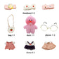 Duck Stuffed Animal Toy With 9 Outfits And Accessories To Match Diy Dress Up Clothes For Duck Plush Toy For Kids(12Inch) (Pink D