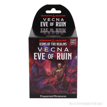 Wizkids D&D Icons Of The Realms: Vecna: Eve Of Ruin - Single Booster | Dungeons And Dragons Figures | Pre-Painted | Blind Box