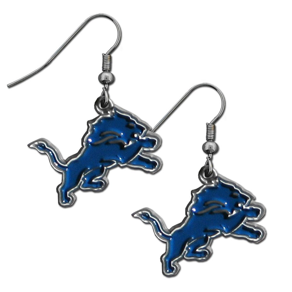 NFL Siskiyou Sports Womens Detroit Lions Dangle Earrings One Size Team Color