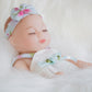 Ena Reborn Baby Doll Realistic Silicone Vinyl Baby 10 Inch Weighted Soft Body Lifelike Doll Gift Set For Ages 3+ (Slip Dress Girl, 10 Inch)
