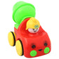 1St Step Locomotive Friction/Push & Go/Friction Powered Toy (Orange, 1)