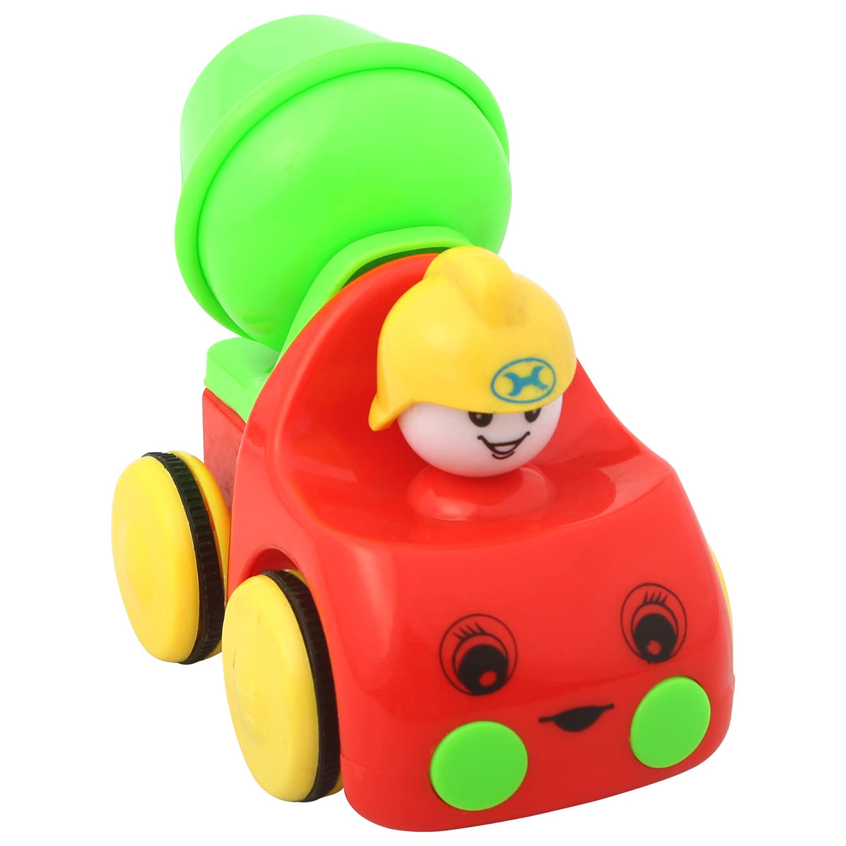 1St Step Locomotive Friction/Push & Go/Friction Powered Toy (Orange, 1)