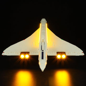 Briksmax Lighting Kit For Lego Icons Concorde - Compatible With Lego 10318 Building Set- Not Include Lego Set