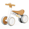 67i Baby Balance Bike for 1 Year Old, Toddler Balance Bike with 4 Wheels for Boys Girls, Baby Toys Gifts for 12-24 Month (White 