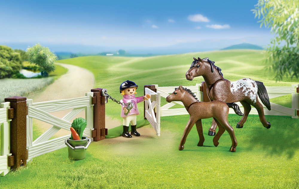 PLAYMOBIL Horse Paddock Building Set