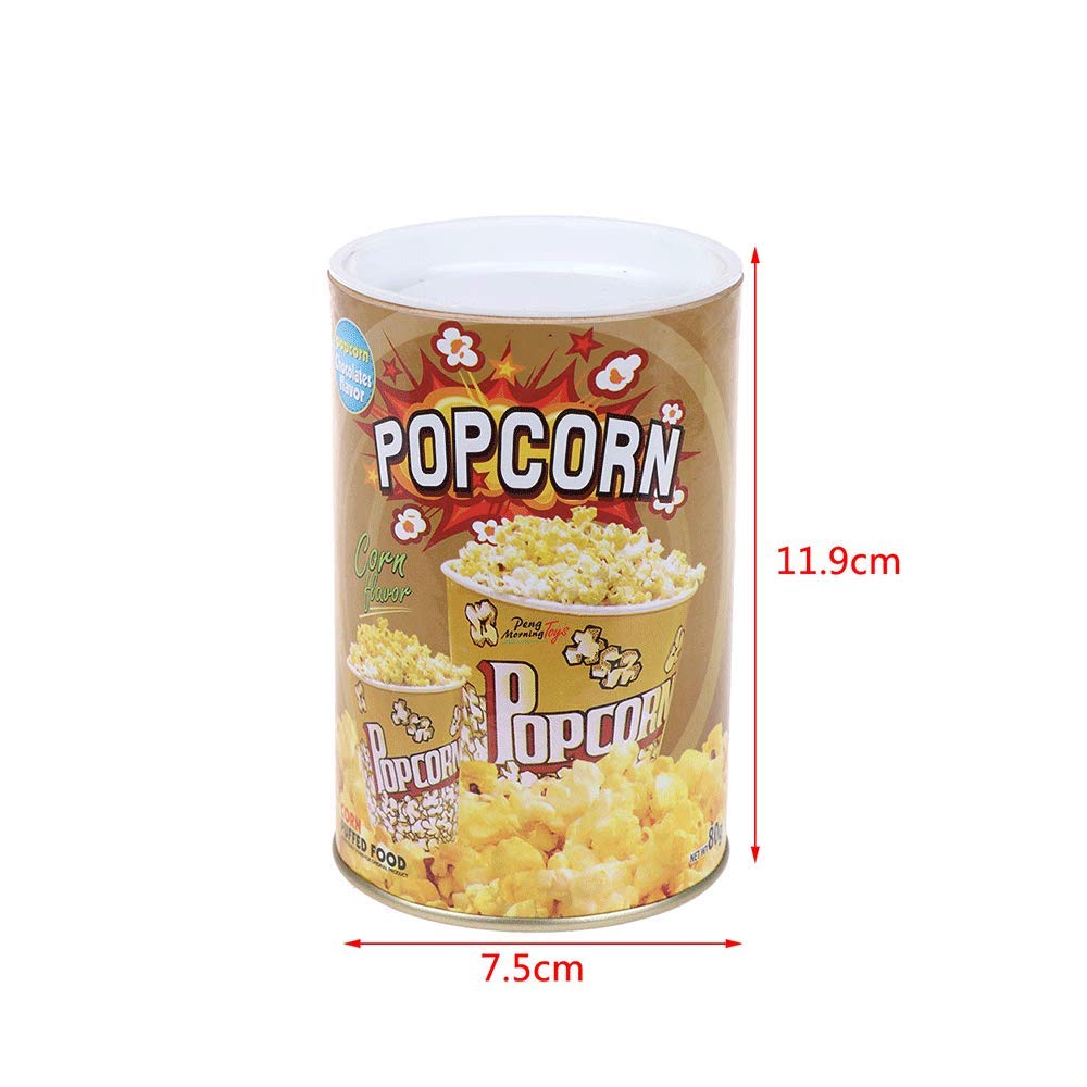 TJYONGHI The Potato Chip Snake Can Jump Spring Snake Toy Gift April Fool Day Halloween Party Decoration Jokes in A Can Gag Gift Prank Potato Chip Style Popcorn 2 Pieces