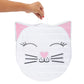 BLUE PANDA Cat Pinata - 14 x 12.8 x 3 In, White, 1 Count - Mini Pinata for Cat Birthday Decorations & Party Supplies, Pastel Bir