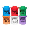 Colorations Wheat & Gluten Free Glitter Dough - 6 Colors (2 Oz Each) | Non-Toxic, Play Dough, Bulk Set, Sensory Kit, Party Favors, Classroom Pack