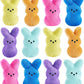 BOMBPARK 12PCS Cute Bunny Plush Toys,Easter Basket Stuffers Toys for Kids,Bunny Stuffed Animals,Easter Party Favors Gift for Gir