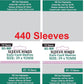 Sleeve Kings Euro Card Sleeves 59 X 92 Mm (4X110 Pack, 440 Sleeves)