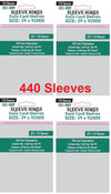 Sleeve Kings Euro Card Sleeves 59 X 92 Mm (4X110 Pack, 440 Sleeves)