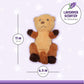 1I4 Group Warm Pals - Otter - Cozy Lavender Scented Plush Toys - Stuffed Animal - Coolable Bedtime Comfort Plushie