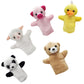 Yolococa Hand Puppets Animal Hand Party Toy For Kids, Soft Plush Puppet, 5 Pack