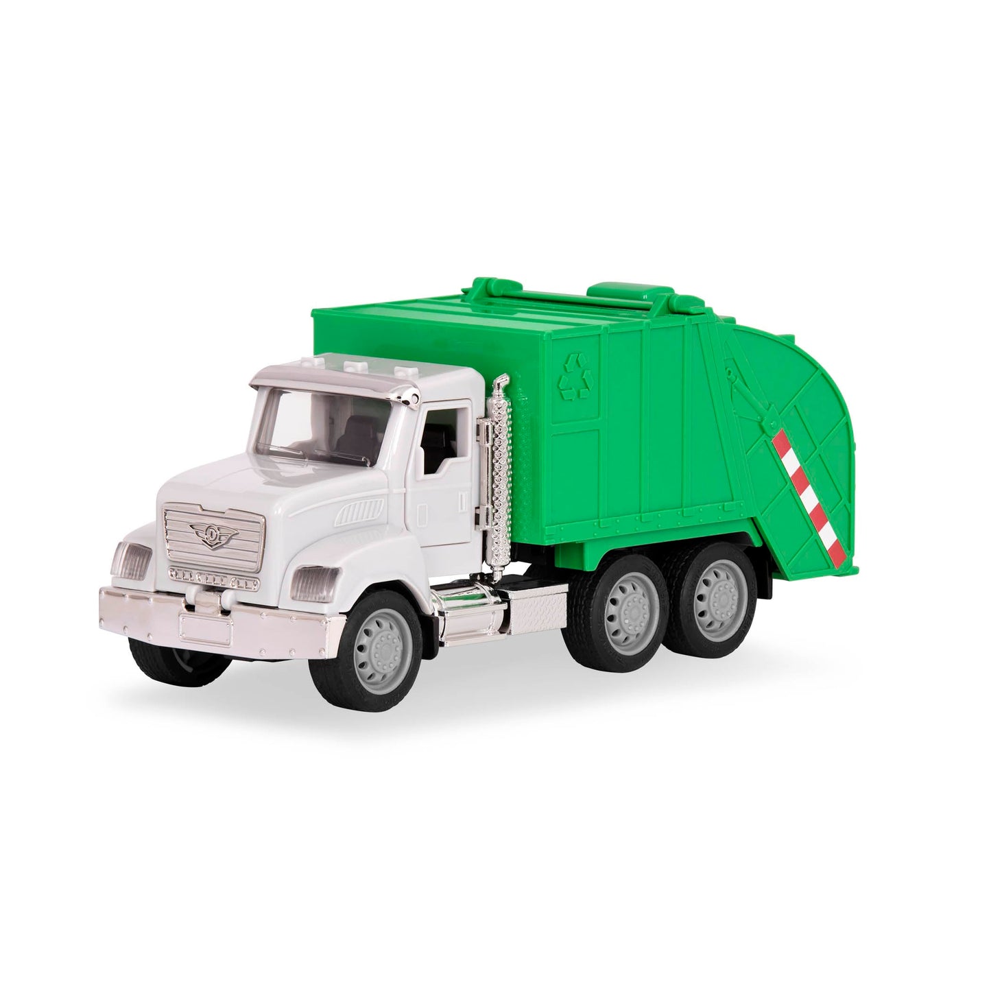 Driven by Battat - 7-Inch Work Vehicle Toy with Lights & Sounds, Movable Parts, Educational Truck for Boys & Girls, Durable Desi