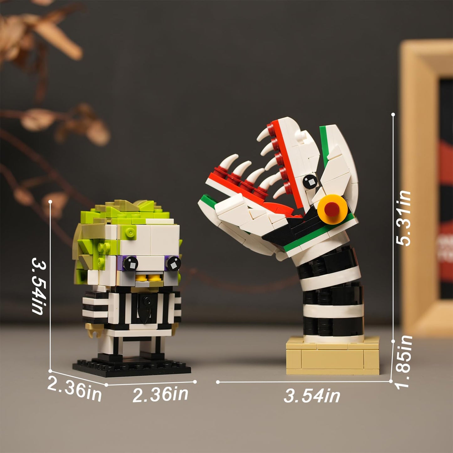 Horror Figure Toy Building Set Compatible With Lego Christams For Adutls,Halloween Toy For Boys And Girls 12 Years Up 396 Pcs