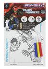 Pop Outz! - Transformers Color and Play Activity Boards - Styles Vary