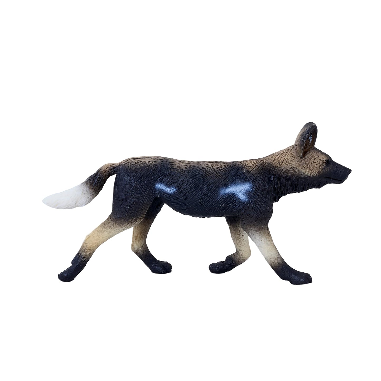 Mojo African Painted Dog Realistic International Wildlife Hand Painted Toy Figurine