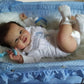 Kokomandy 24'' Toddler Reborn Doll Girl, Silicone Newborn With Rooted Hair, Soft Body Weighted, Lifelike Realistic Kid Toy