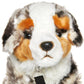 Carl Dick Australian Shepherd Dog With Lead 10.5 Inches, 25Cm, Plush Toy, Soft Toy, Stuffed Animal 3428