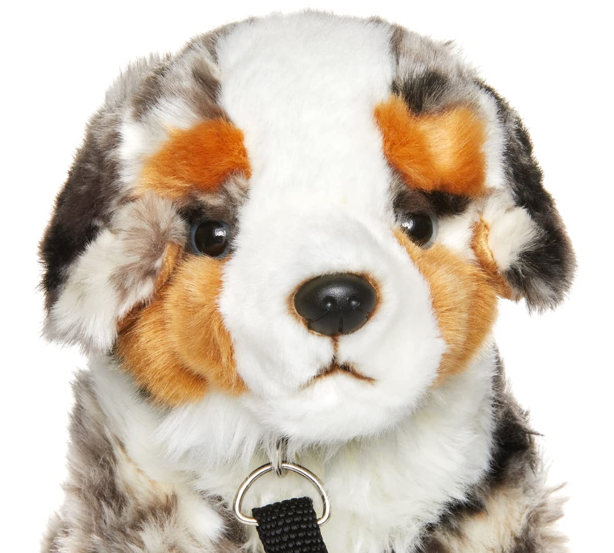 Carl Dick Australian Shepherd Dog With Lead 10.5 Inches, 25Cm, Plush Toy, Soft Toy, Stuffed Animal 3428