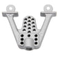 Sharegoo Aluminum Alloy Front Rear Shock Tower Bracket Mount Damper Hoops Compatible With Axial Scx10 1/10 Scale Rc Crawlers Car