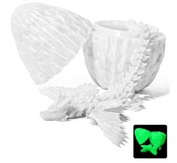 Memogizz 12Inch Fly Dragon Egg, Year Of The Dragon, 3D Printed Dragon, Executive Desk Toys, Articulated Dragon, Fidget Toys Gift