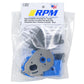 RPM Hybrid Gearbox Housing and Rear Mounts for Traxxas 2WD Electric, Blue