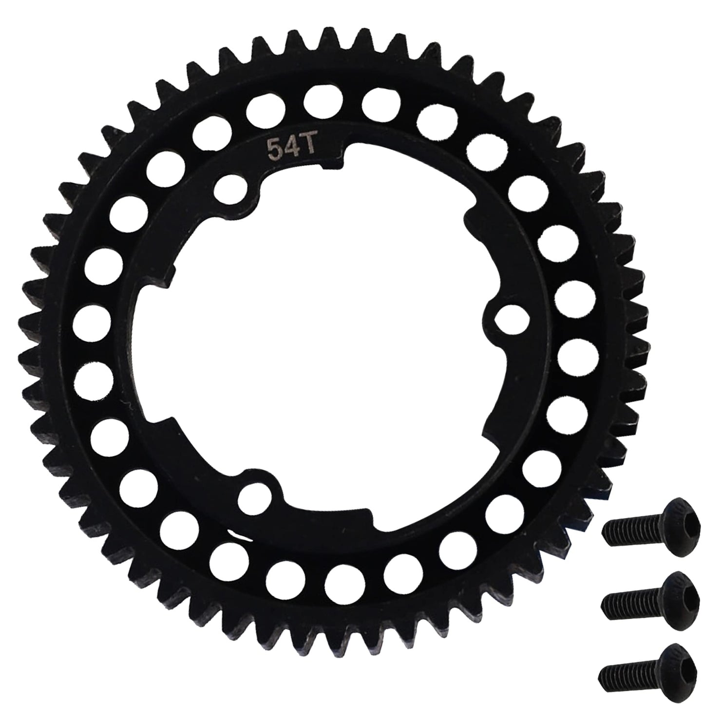 Vgoohobby Steel 54T Spur Gear 1 Mod M1 Main Gear Compatible with Traxxas 1/5 X-Maxx 6S 8S 1/10 Maxx 4S 1/10 New E-Revo 2.0 VXL 1