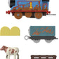 Thomas & Friends Motorized Toy Train Muddy Thomas Engine With Cargo Cars & Cow For Preschool Pretend Play Kids Ages 3+ Years