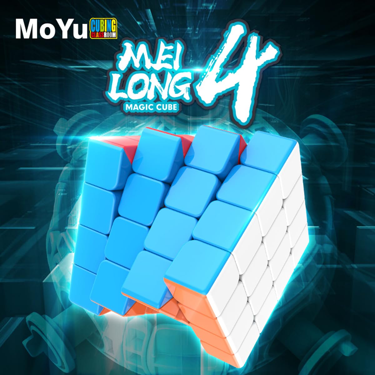 Hellocube Moyu Meilong 4X4 Speed Cube Stickerless Puzzle Magic Cube 4X4X4 Puzzle Game Toys