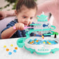 Magnetic Baby Fishing Toy Set, 3 In 1 Fishing Game For Toddlers & Kids With Slideway & Music Story, 10 Fish, 3 Dolphins, 2 Toy F