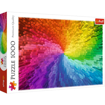 Trefl Gradient 1000 Piece Jigsaw Puzzle Red 27'X19' Print, Diy Puzzle, Creative Fun, Classic Puzzle For Adults And Children From 12 Years Old