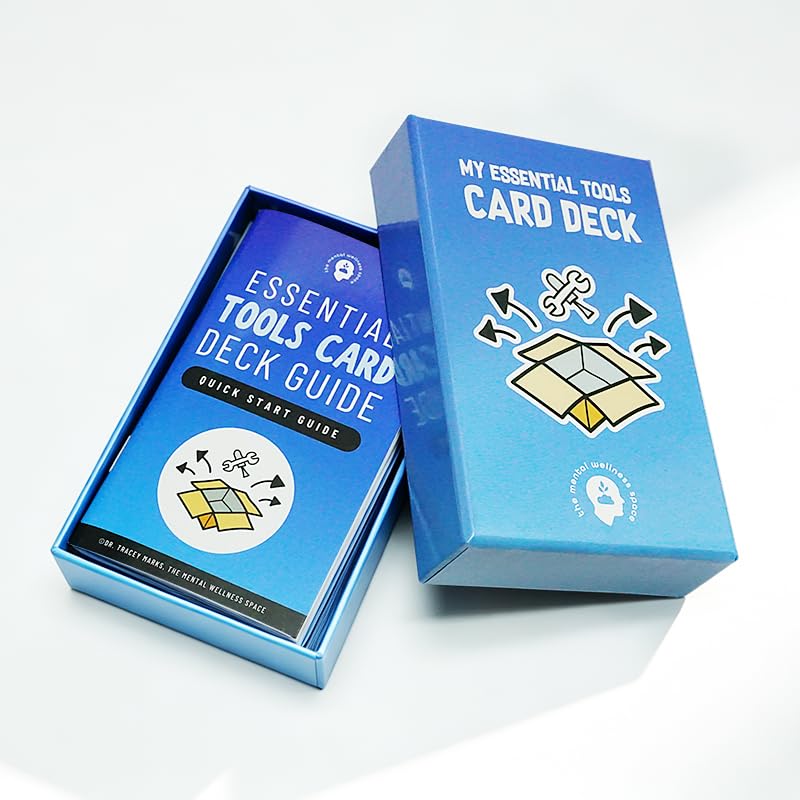 Essential Tools Card Deck  52 Mental Health Flash Cards For Anxiety Relief, Coping Skills, Mindfulness, And Resilience Building