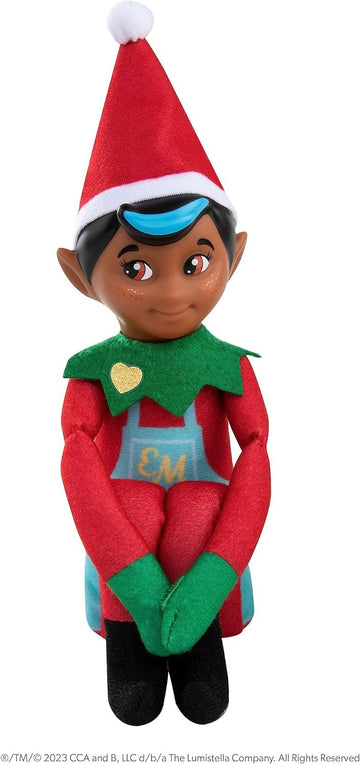 Elf On The Shelf Elf Mates | Christmas Elf | Elf On The Shelf Accessories, Elf On The Shelf Props (Deluxe Chef, Brown Eyes)