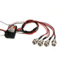 ShareGoo 4Leds LED Light Headlights Taillight Kit Accessories Compatible with Traxxas HSP Tamiya Redcat RC4WD Axial SCX10 RC Car