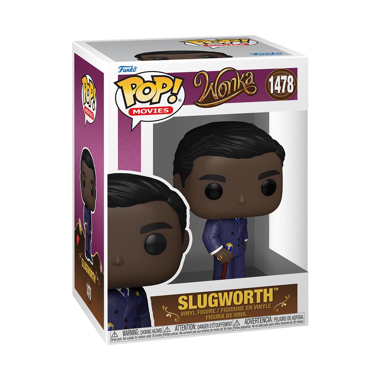 Funko Pop! Movies: Wonka - Slugworth - Willy Wonka - Collectable Vinyl Figure - Gift Idea - Official Merchandise - For Kids & Ad