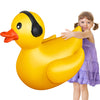 Hungdao Giant Inflatable Duck Pool Float - Large PVC Rubber Duck for Summer Beach Party - Fun Decoration (1 Pack)