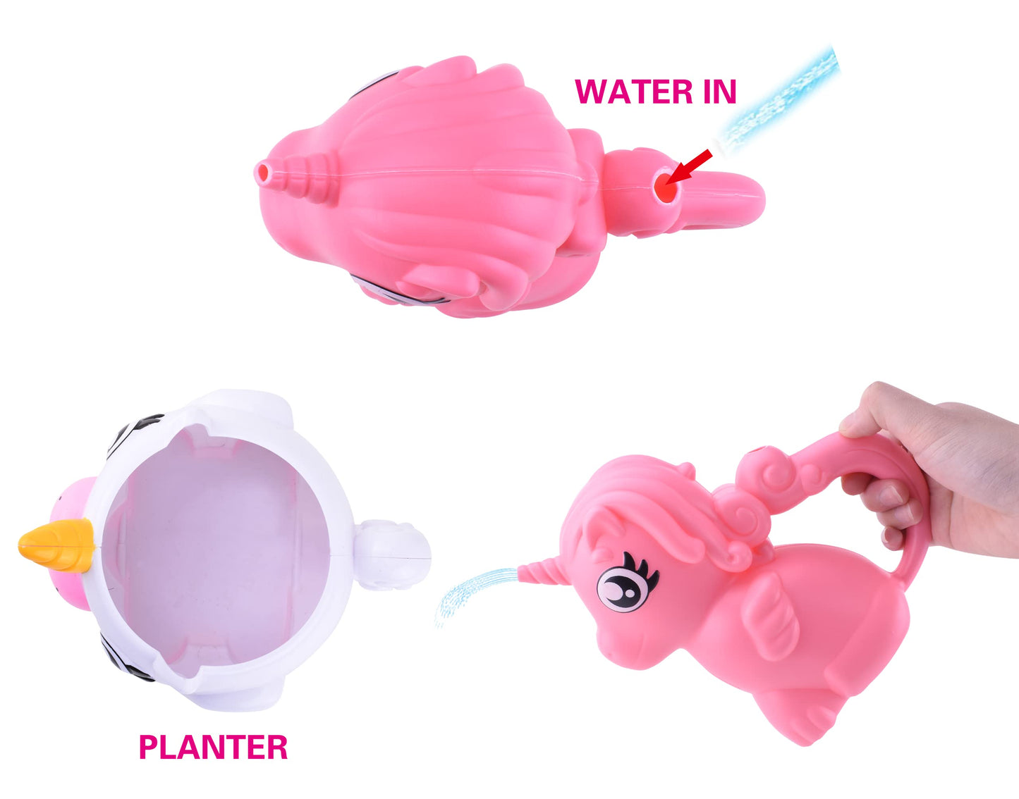 Joyin Unicorn Kids Gardening Tool Set Toy Includes Watering Can And Planter, Sun Hat, Gloves, Apron And Kids Gardening Kit Like