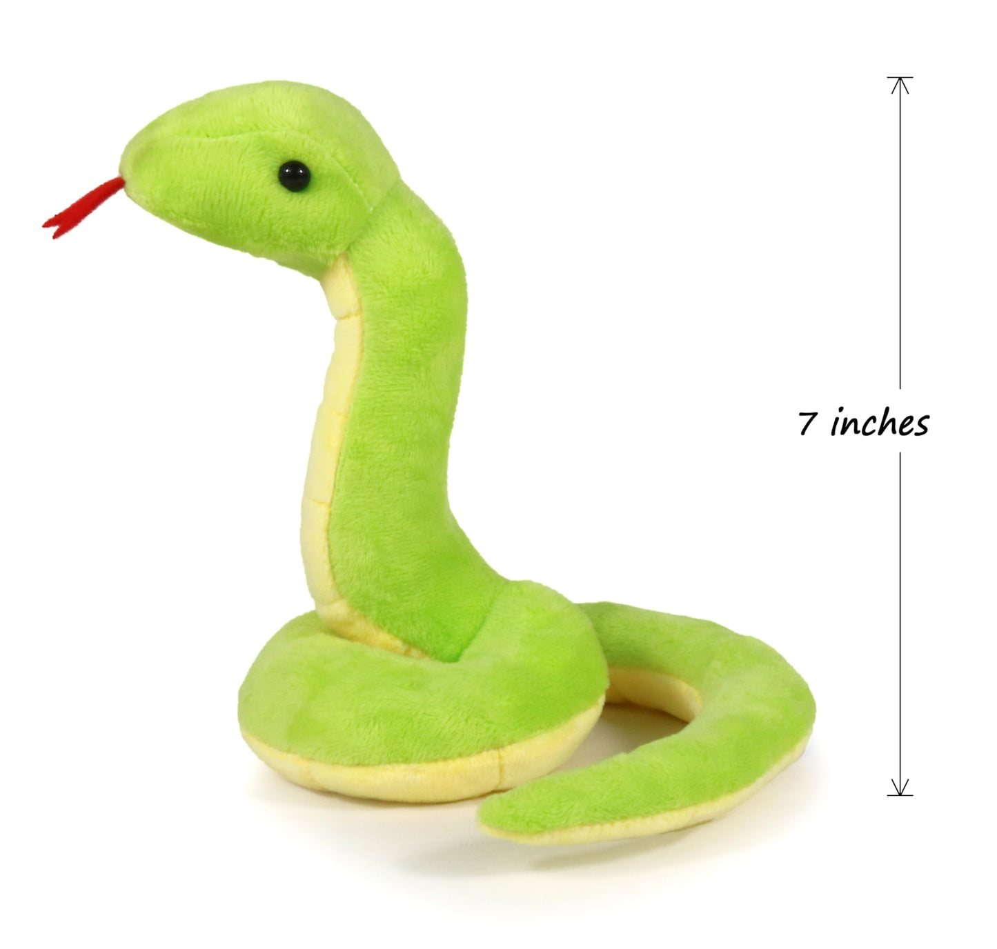 Ice King Bear Cute Green Snake Stuffed Animal Plush Toy (Standing)