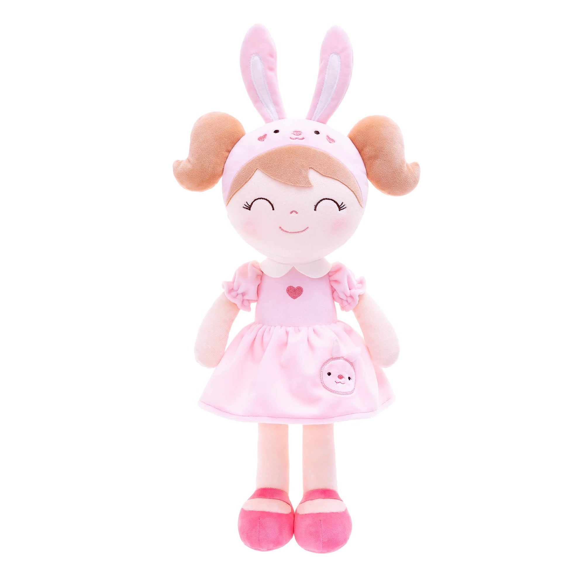 Gloveleya Baby Doll Girl Gifts Soft Plush Bunny Dolls 12' With Gift Box